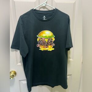 Converse cheeseburger t-shirt. Unique!